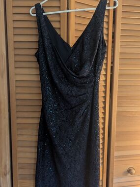 vince camuto faux leather dress Vince Camuto Faux Leather Bodycon Dress, Size 14